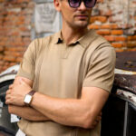 Black Self Textured Formal Shirt 5