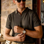 Black Self Textured Formal Shirt 2