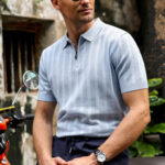 Black Self Textured Formal Shirt